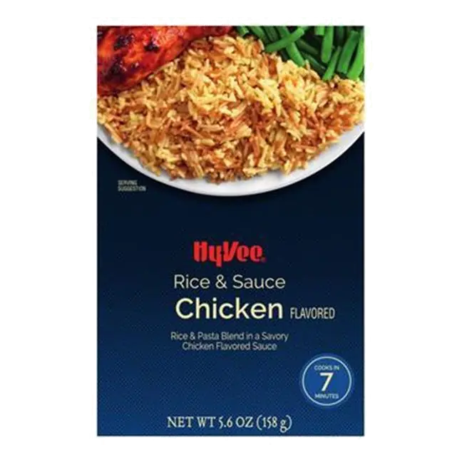 Chicken Flavored Rice & Pasta Blend in a Savory Chicken Flavored Sauce