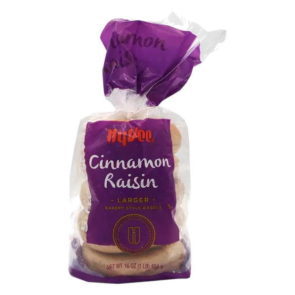 Cinnamon Raisin Larger Bakery Style Bagels