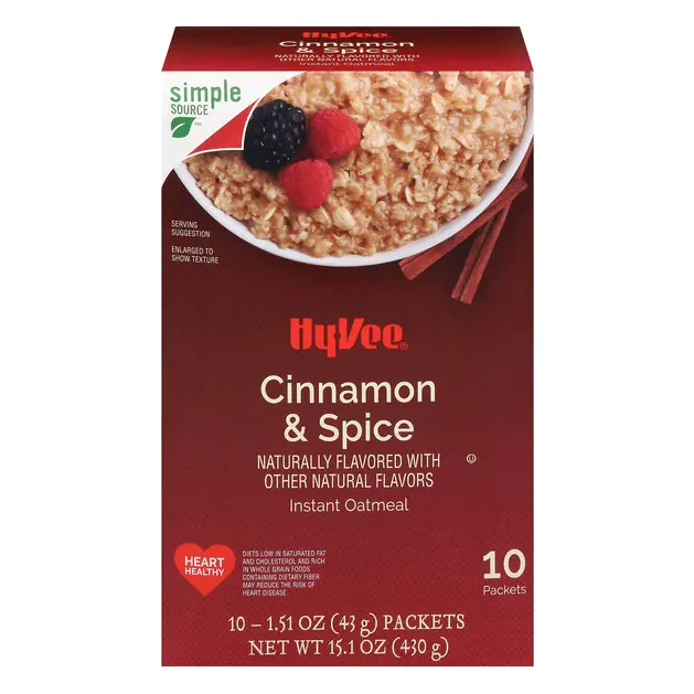 Cinnamon & Spice Instant Oatmeal
