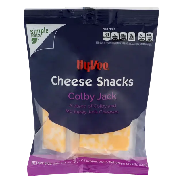 Colby Jack a Blend of Colby and Monterey Jack Cheese Snacks