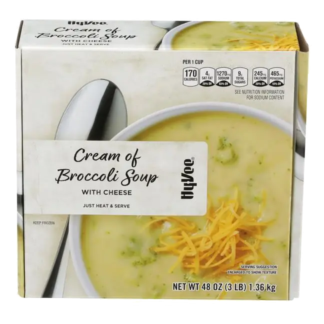 Cream of Broccoli Soup with Cheese