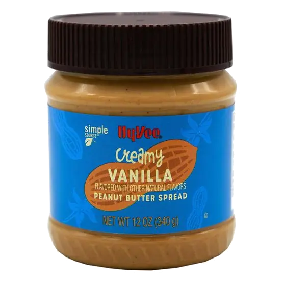 Hy-Vee Creamy Vanilla Peanut Butter Spread