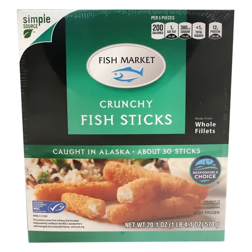 Crunchy Fish Sticks
