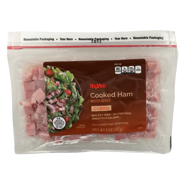 Cubed Cooked Ham