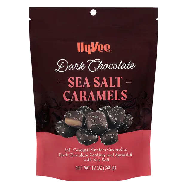 Hy-Vee Dark Chocolate Sea Salt Caramels