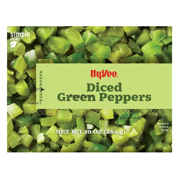 Diced Green Peppers