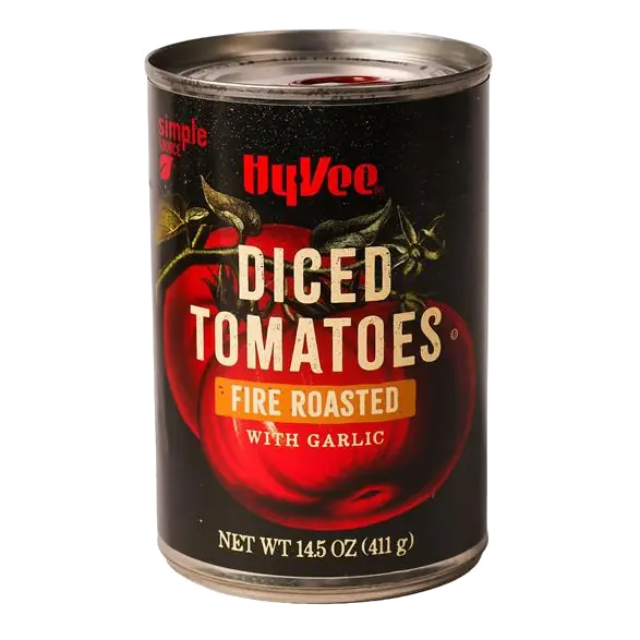 Fire Roasted with Garlic Diced Tomatoes