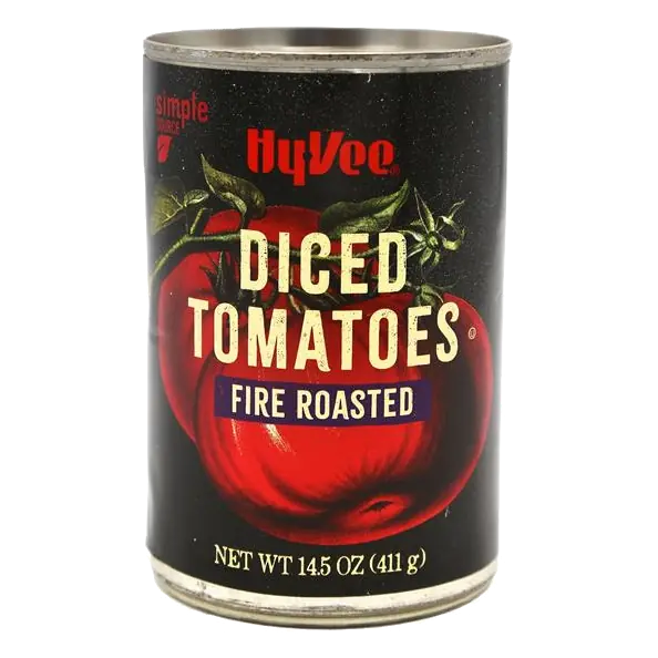 Fired Roasted with Seasonings Diced Tomatoes