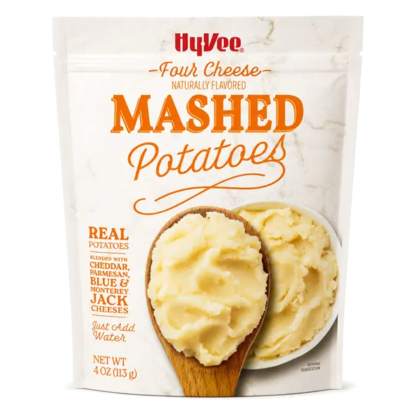 Four Cheese Real Mashed Potatoes Seasoned with Cheese