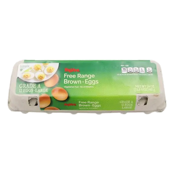 Hy-Vee Free Range Large Brown Egg Grade A
