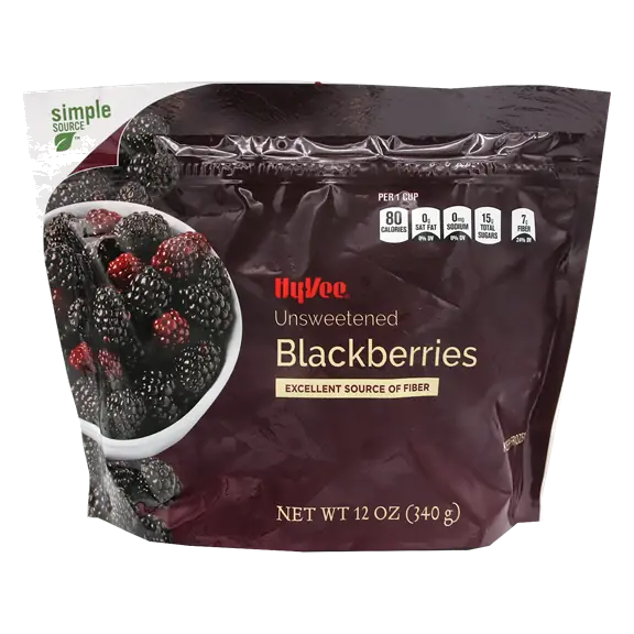 Freshly Frozen Unsweetened Blackberries