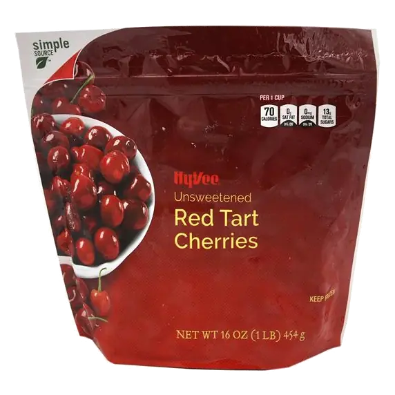 Freshly Frozen Unsweetened Red Tart Cherries