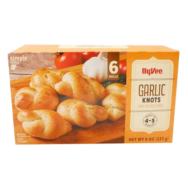 Garlic Hand-Tied Knot Rolls