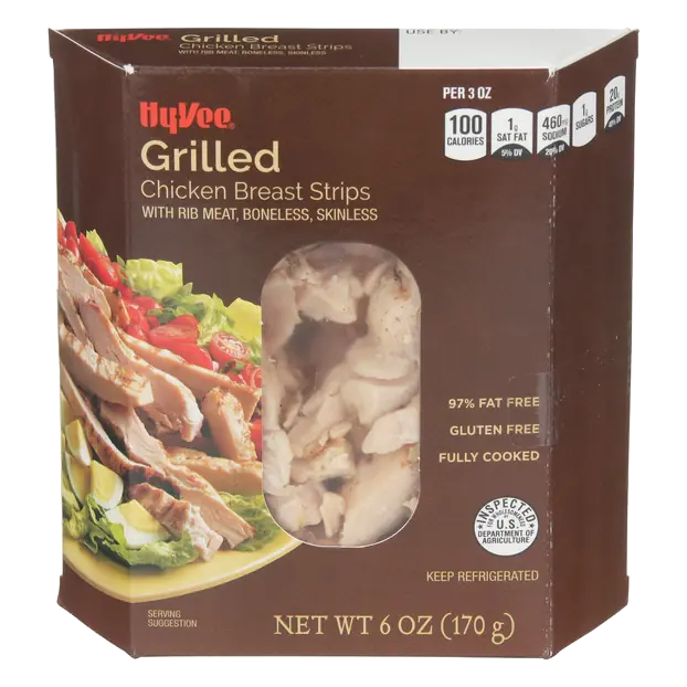 Grilled Chicken Breast Strips