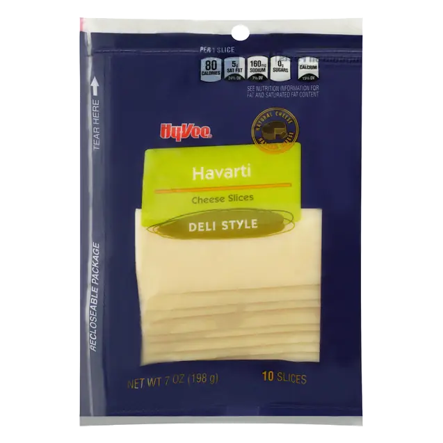 Havarti Deli Style Cheese Slices