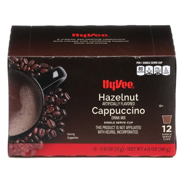 Hazelnut Cappuccino Drink Mix Single Serve Cups