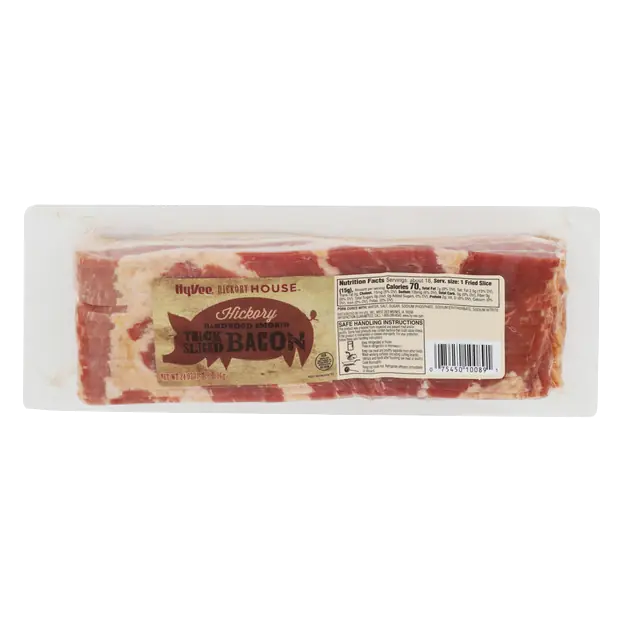 Hickory Hardwood Smoked Thick Sliced Bacon