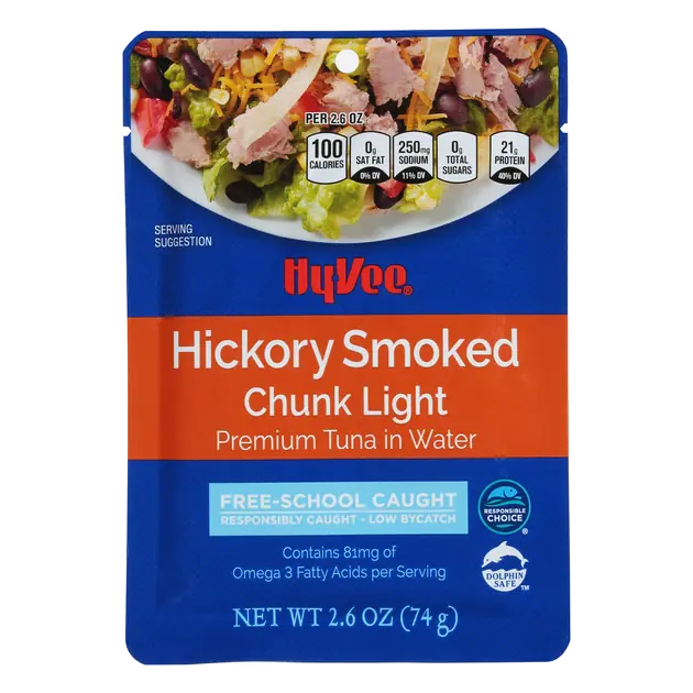 Hickory Smoked Chunk Light Premium Tuna in Water