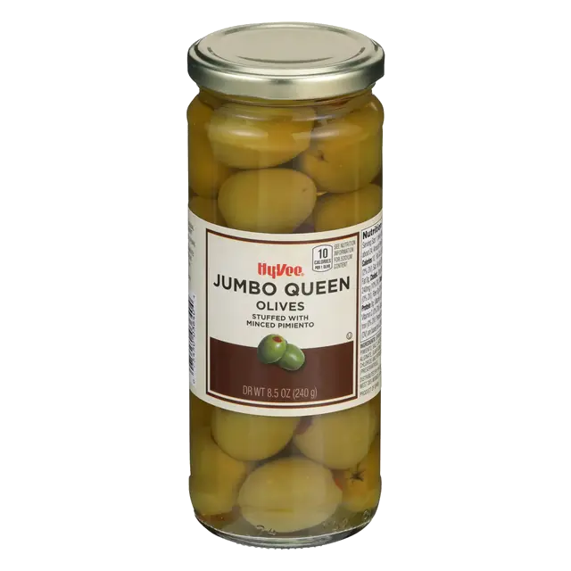 Jumbo Queen Olives Stuffed with Minced Pimiento