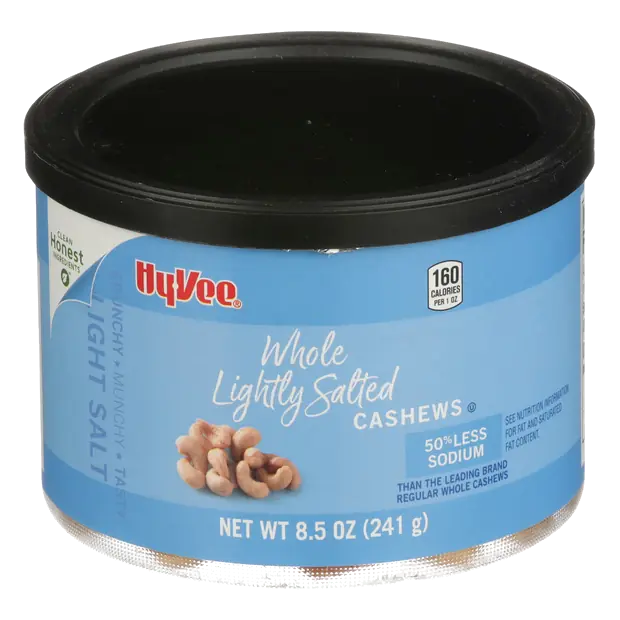 Lightly Salted Whole Cashews