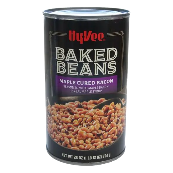 Maple Cured Bacon & Real Maple Syrup Baked Beans