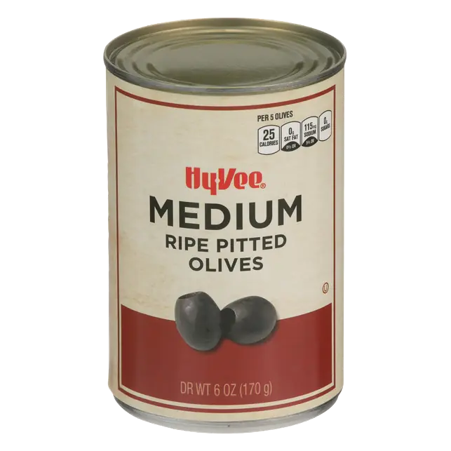 Medium Ripe Pitted Olives