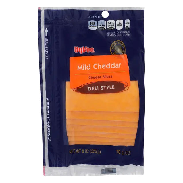 Mild Cheddar Deli Style Cheese Slices