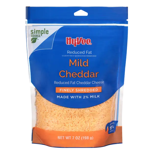 Mild Cheddar Reduced Fat Finely Shredded Cheese