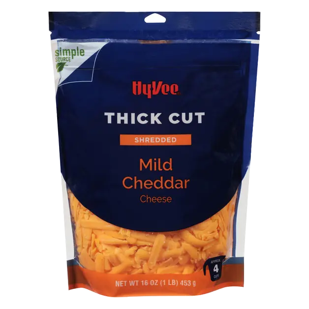 Mild Cheddar Thick Cut Shredded Cheese