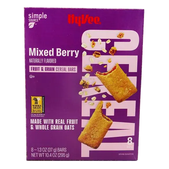 Mixed Berry Fruit & Grain Cereal Bars