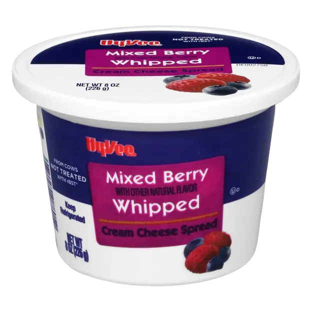 Mixed Berry Whipped Cream Cheese Spread
