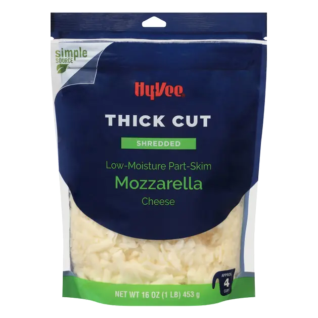 Mozzarella Low-Moisture Part-Skim Thick Cut Shredded Cheese