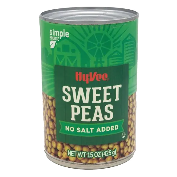 No Salt Added Sweet Peas