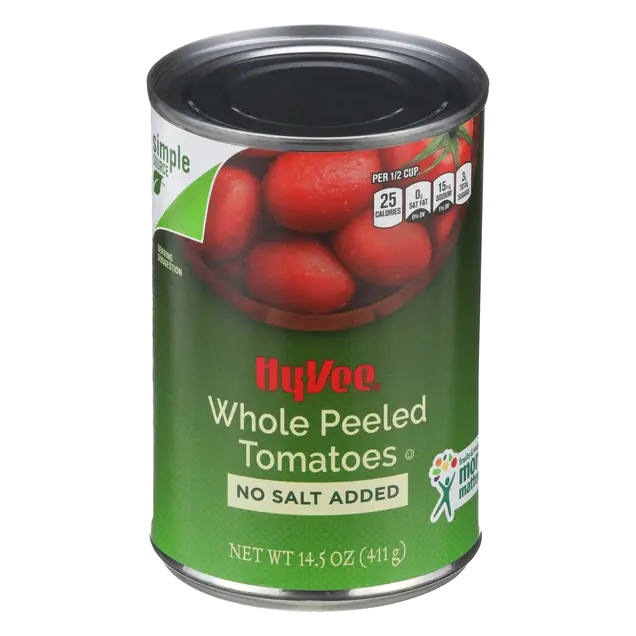 No Salt Added Whole Peeled Tomatoes