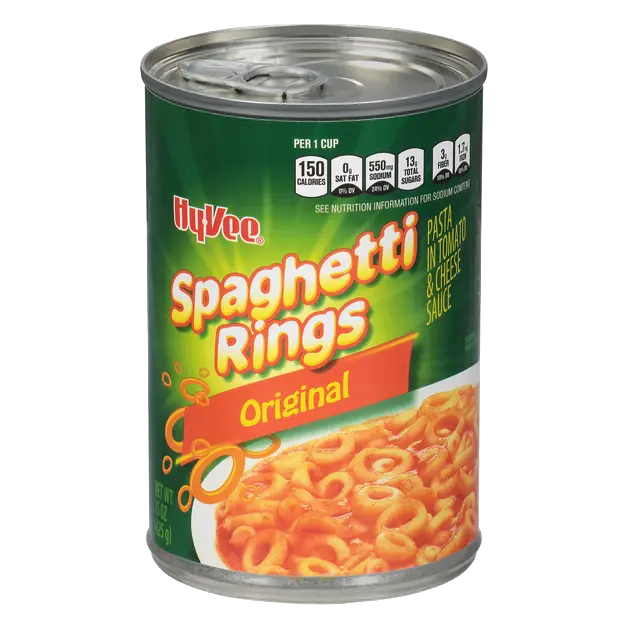 Original Spaghetti Rings Pasta in Tomato & Cheese Sauce
