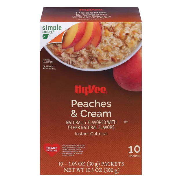 Peaches & Cream Instant Oatmeal