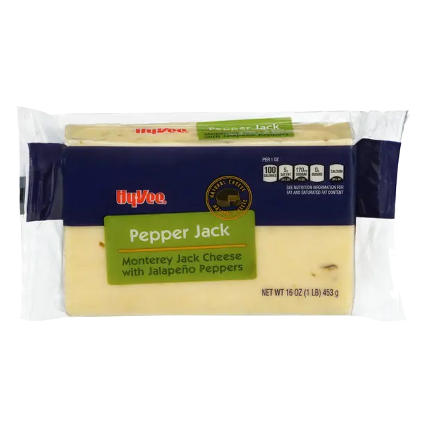 Pepper Jack Monterey Jack Cheese with Jalapeno Peppers