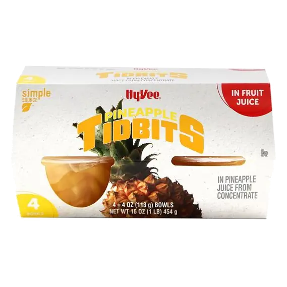 Pineapple Tidbits in Pineapple Juice From Concentrate