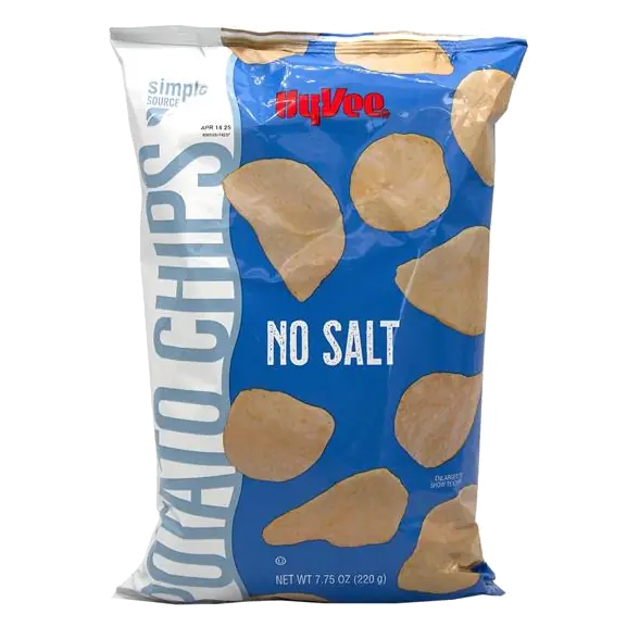 Hy-Vee Potato Chips No Salt