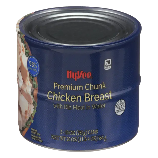 Premium Chunk Chicken Breast with Rib Meat in Water