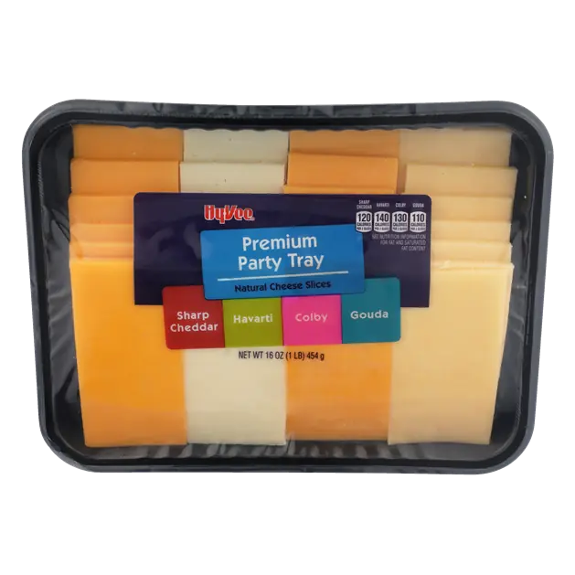 Premium Party Tray Natural Cheese Slices