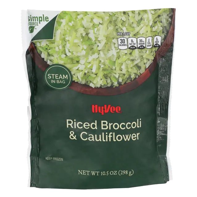 Riced Broccoli & Cauliflower