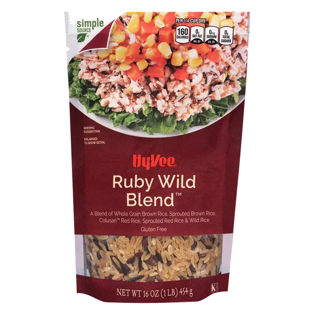 Ruby Wild Blend a Blend of Whole Grain Brown Rice
