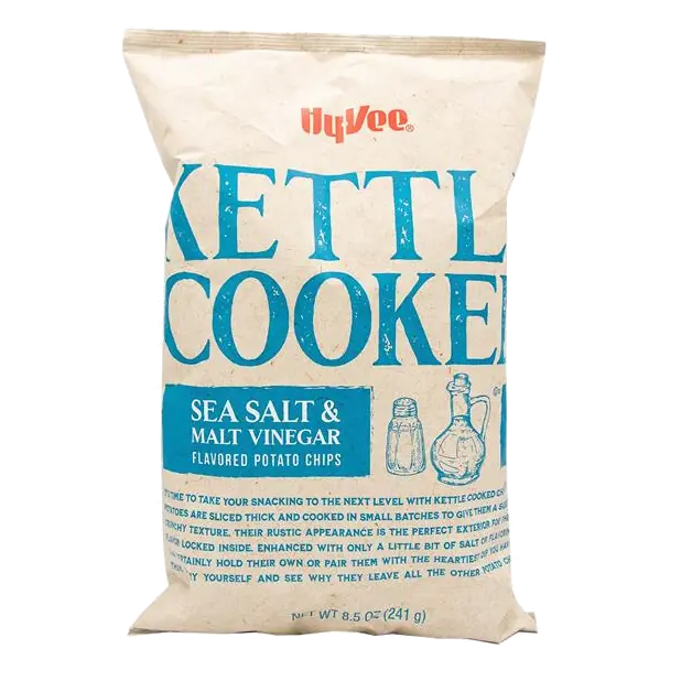 Sea Salt & Malt Vinegar Flavored Kettle Cooked Potato Chips