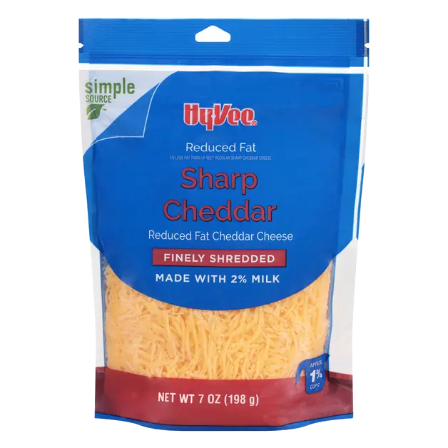 Sharp Cheddar Reduced Fat Finely Shredded Cheese