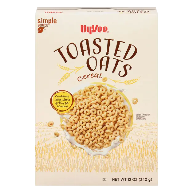 Hy-Vee Simple Source Cereal, Toasted Oats