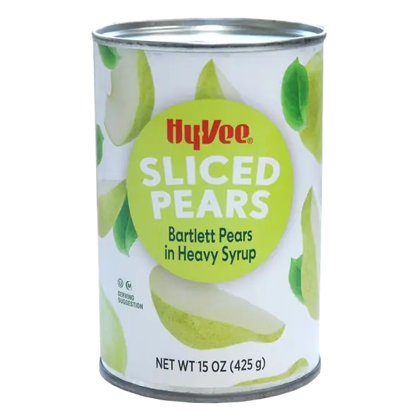 Sliced Bartlett Pears in Heavy Syrup