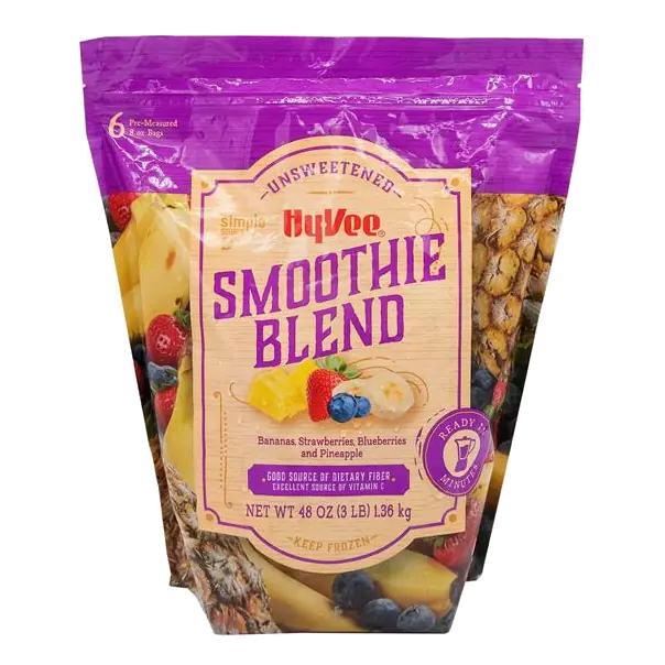 Hy-Vee Smoothie Blend Bananas, Strawberries, Blueberries, & Pineapple