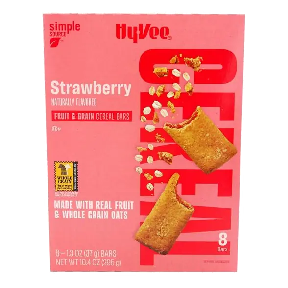 Strawberry Fruit & Grain Cereal Bars