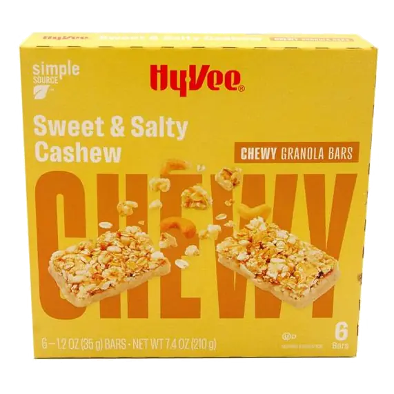 Sweet & Salty Almond Chewy Granola Bars